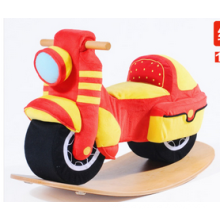 Factory Supply Wooden Rocking Toy Rocking Motorcycle